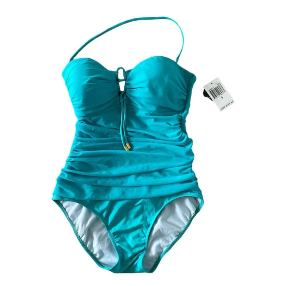 NWT! LAUREN RALPH LAUREN, One Piece Swimsuit, Size 6 - Picture 1 of 6